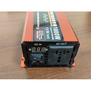 Инвертор (преобразователь) 12V-220V 1000W (чистый синус)